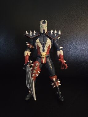 Vintage 1994 Medieval Spawn action figure from McFarlane Toys' Series 1